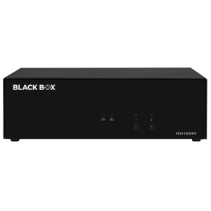 Black Box KVS4-1002HVX Secure KVM Switch, 2-Port, Single-Monitor, FlexPort HDMI/DisplayPort, CAC
